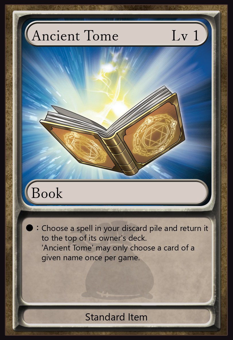 'Ancient Tome', level 1 Standard Item