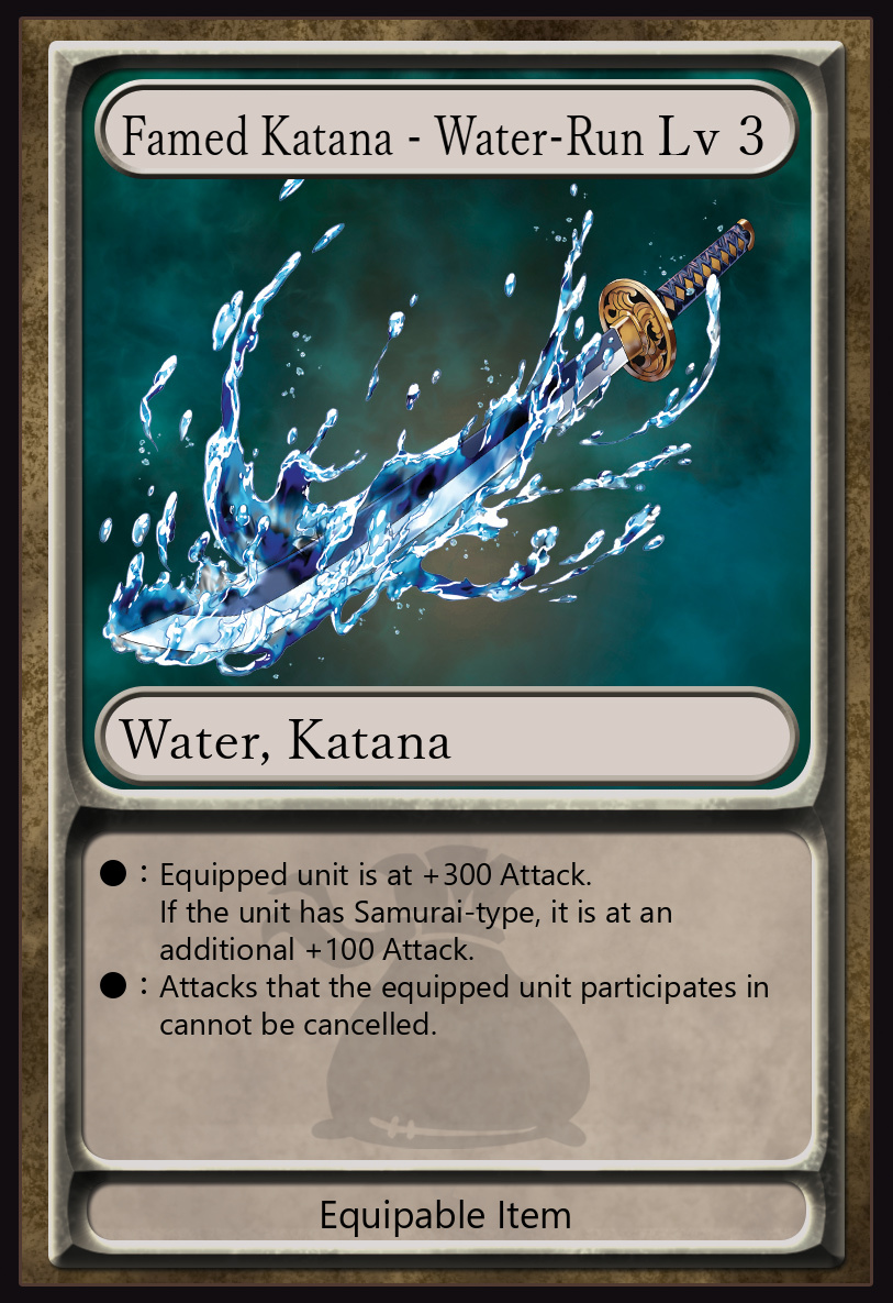 Famed Katana - Water-Run