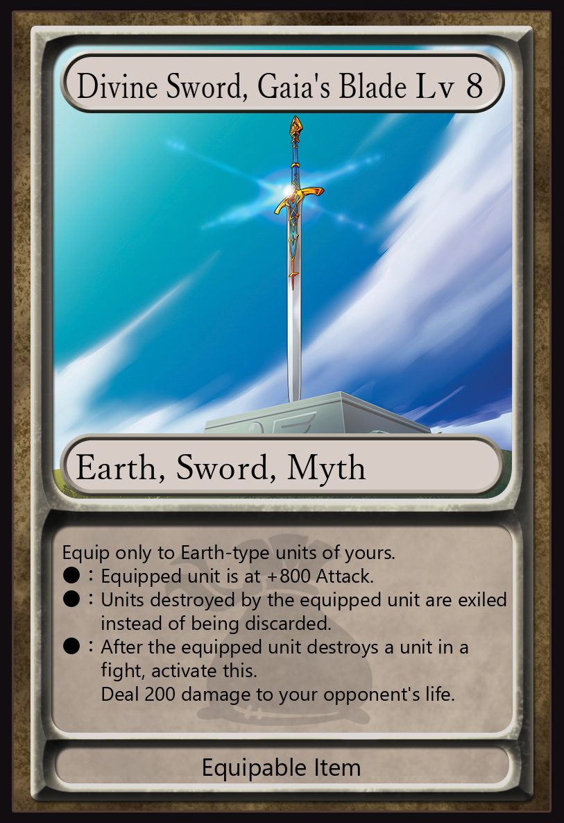 Divine Sword, Gaia's Blade