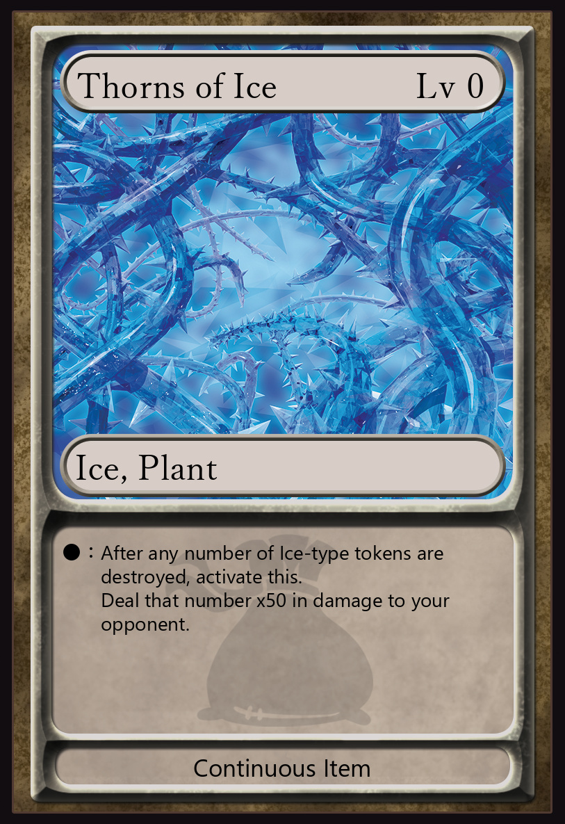 'Thorns of Ice', level 0 Continuous Item