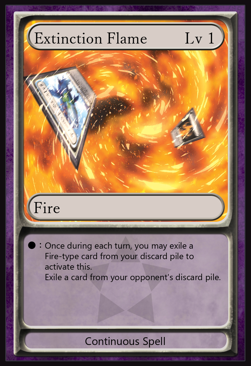 Extinction Flame