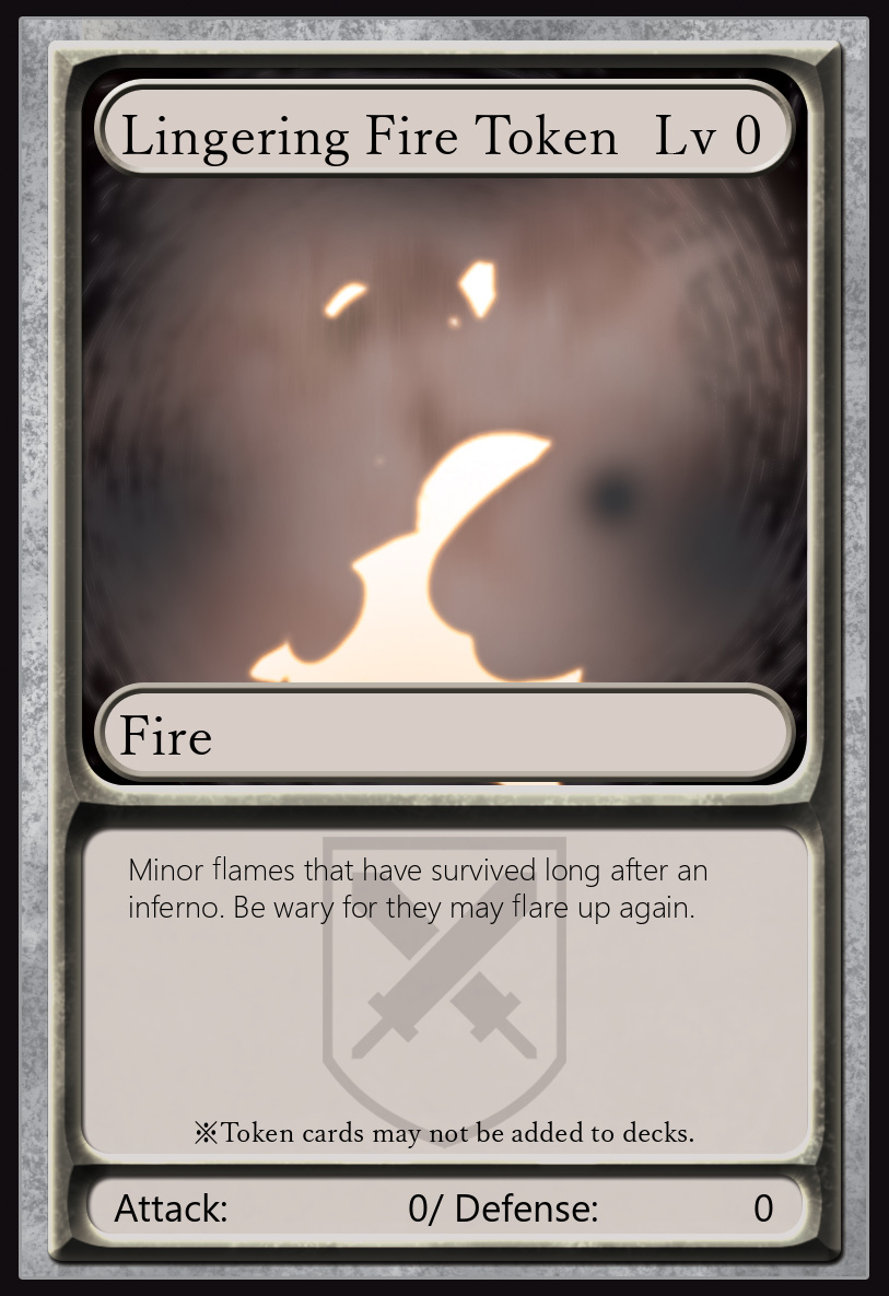 Lingering Fire Token