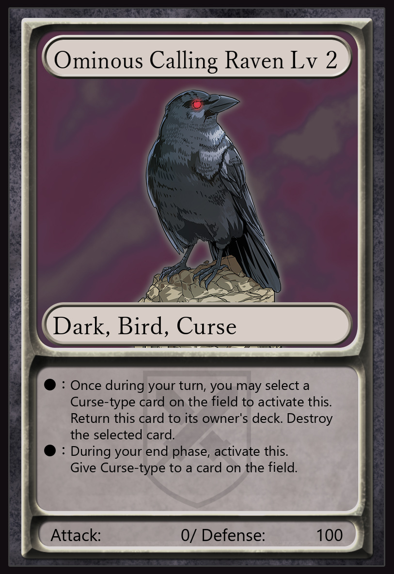 Ominous Calling Raven
