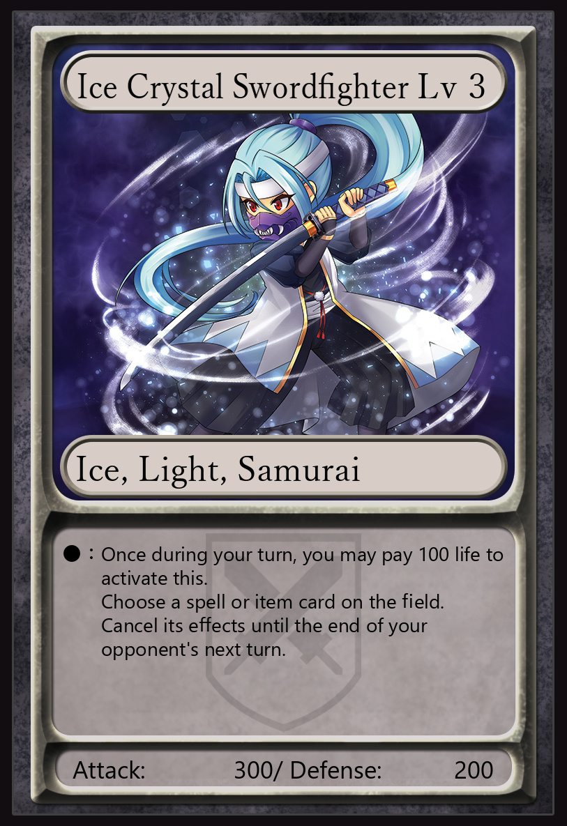Ice Crystal Swordfighter