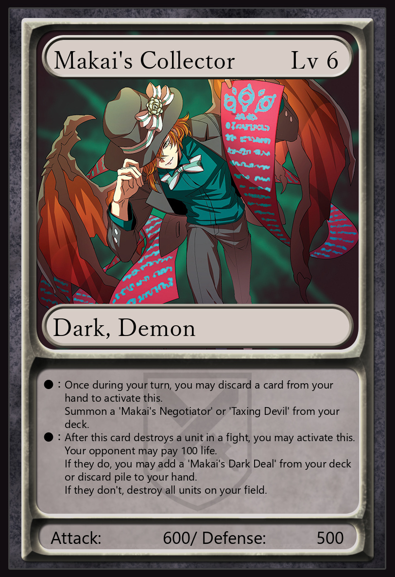 'Makai's Collector', level 6 Unit Card